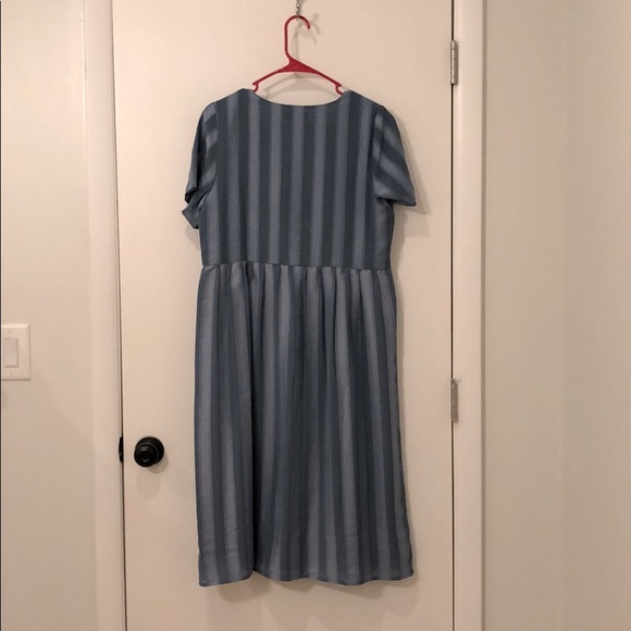 Piper & Scoot Stripped Midi Dress - Picture 3 of 4